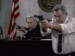 Miami Vice Harold Bergman Court Stand Off GIF