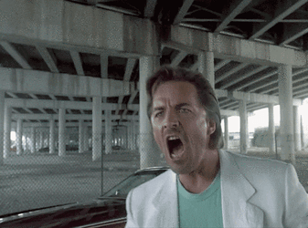 Miami Vice James Crockett Covering Eyes GIF