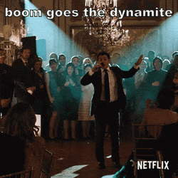Mic Drop Boom Goes The Dynamite GIF