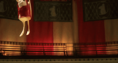 Mice Playing Instruments In Circus GIF