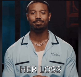 Michael B Jordan Said Her Loss GIF