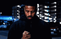 Michael B Jordan Serious Face GIF