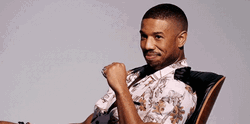 Michael B Jordan Wink And Smile GIF