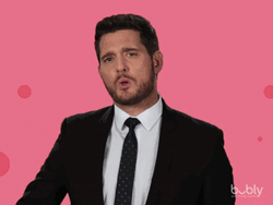 Michael Buble Sending Kisses GIF