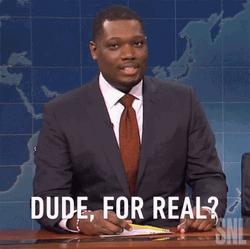 Michael Che Dude For Real GIF