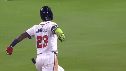 Michael Harris Ronaldo Siu Jump Mimic GIF