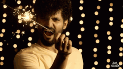 Michael Holding Sparkler Firecracker GIF