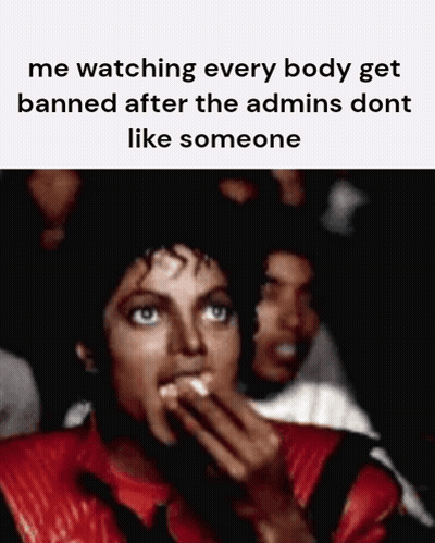Michael Jackson Eating Popcorn Watching Everyone Get Banned GIF