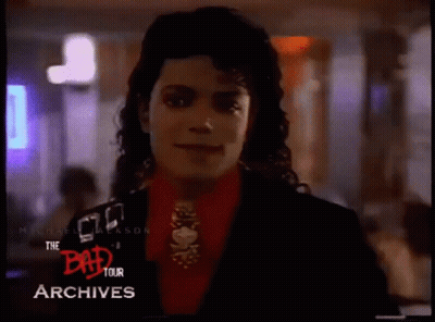 Michael Jackson Face Close Up Bad Tour Archives GIF