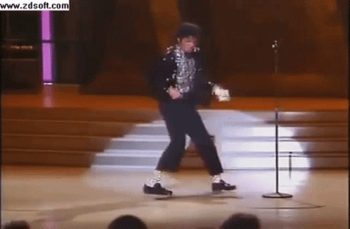Michael Jackson Dancing On Stage GIF