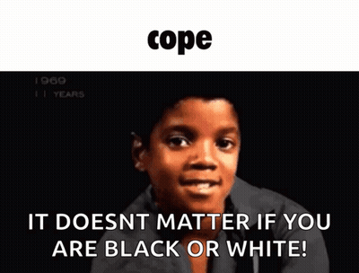 Michael Jackson It Doesnt Matter If You Are Black Or White GIF