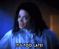 Michael Jackson Its Too Late GIF