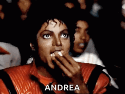 Michael Jackson Popcorn Andrea Smile GIF