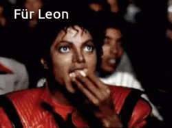 Michael Jackson Popcorn Fur Leon  GIF