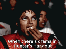 Michael Jackson Popcorn Hunters Hangout GIF