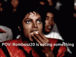 Michael Jackson Popcorn Rombosz20 Eating GIF
