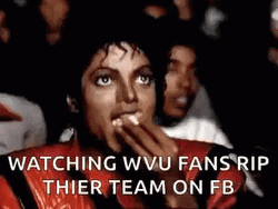 Michael Jackson Popcorn WVU Fans GIF