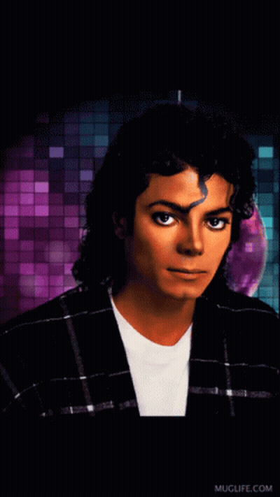 Michael Jackson Portrait With Muglife.com GIF