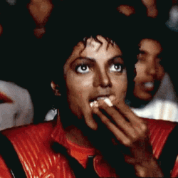 Michael Jackson Reaction While Watching Movie GIF
