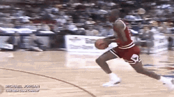 Michael Jordan Dunk From Free Throw Line GIF
