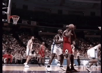 Michael Jordan Fade Away GIF