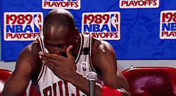 Michael Jordan Laughing Nba Playoffs