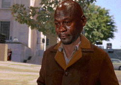 Michael Jordan Running Away GIF