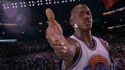 Michael Jordan Take My Strong Hand Basketball GIF