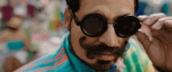 Michael Peña Looking GIF