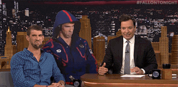 Michael Phelps Appearance On Jimmy Fallon Tonight GIF