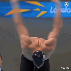 Michael Phelps Warming Up GIF