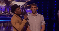 Michael Phelps With Nick Cannon GIF