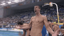Michael Phelps Yelling GIF