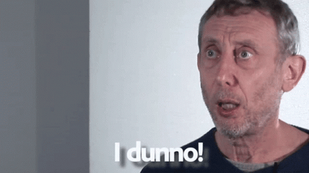 Michael Rosen I Dunno GIF