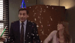 Michael Scott Confetti GIF