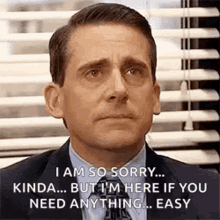 Michael Scott Crying I Am So Sorry GIF