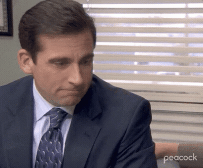 Michael Scott From The Office In Suit And Tie GIF