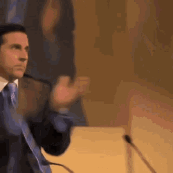 Michael Scott Turning Around GIF