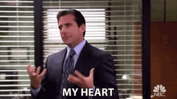 Michael Scotts My Heart Soars GIF