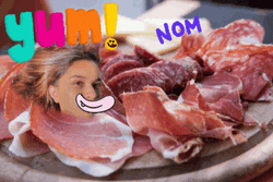 Michaela Prescutti Yummy Ham GIF