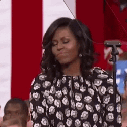 Michelle Obama Clapping Hands GIF