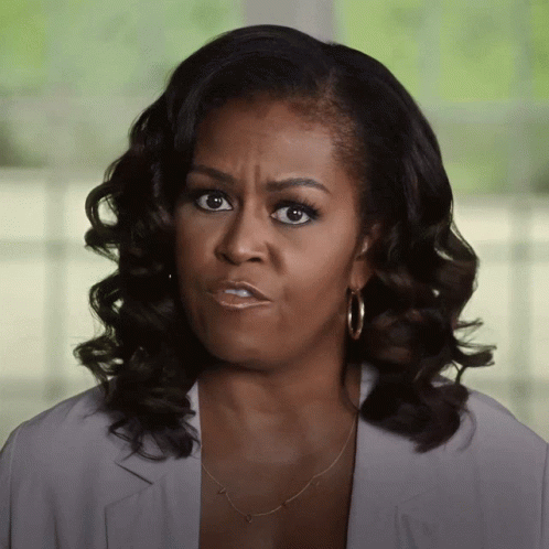 Michelle Obama Funny Face GIF