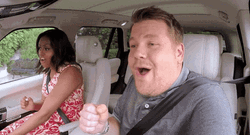Michelle Obama James Corden Dancing GIF