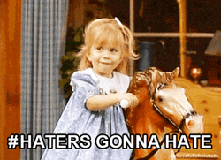 Michelle Tanner Riding A Horse Toy Haters GIF