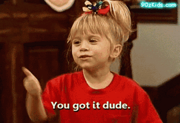 Michelle Tanner You Got It GIF