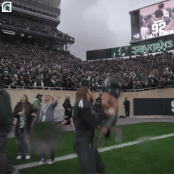 Michigan Football Emotional Celebration GIF