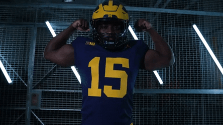 Michigan Football Ernest Hausmann Strong Sign GIF