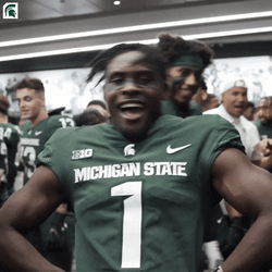 Michigan Football Happy Jayden Reed GIF