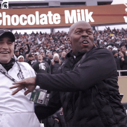 Michigan Football Mel Tucker Shout GIF