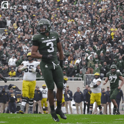 Michigan Football Team Head Bat GIF
